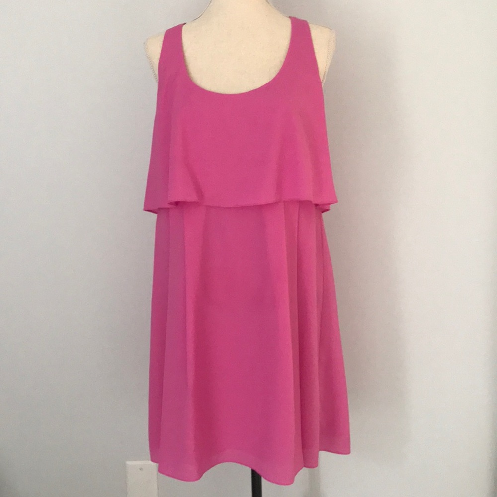 Pink sleeveless dress